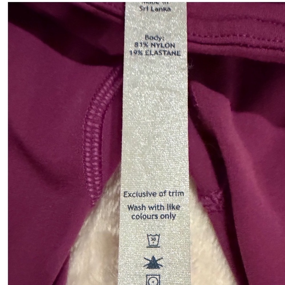 Lululemon Tight Stuff Tight II Berry Purple High Rise Running Leggings Womens 6 - Picture 4 of 15